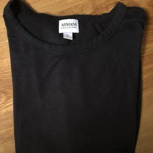 ARMANI COLLEZIONI KNIT SHORT SLEEVE T-SHIRT